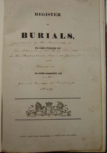 Burial register